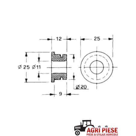 Rola presa balotat Welger 0361.01.00.00