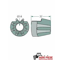 Pinion presa de balotat Welger, B126921 - 3