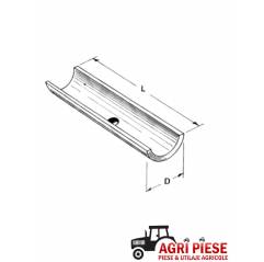 Ghidaj gheare pick-up presa balotat Sgorbati 115x28mm 05.05.014 - 3