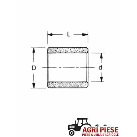 Bucsa balotiera presa balotat Ama 38x30x60mm 207-002