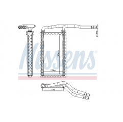 Radiator caldura habitaclu Scania P/G/R/T 2301598,50045004