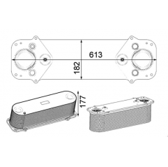 Radiator intercooler Man TGA/TGS/TGX 51095005019,51095007151 - 3