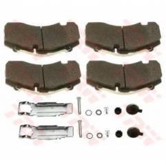 Set placute frana WVA 29167 Daf/BPW 0980106200,0509290090 - 1