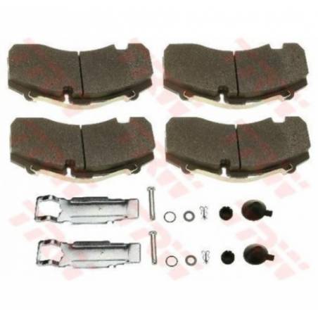 Set placute frana WVA 29167 Daf/BPW 0980106200,0509290090 - 1