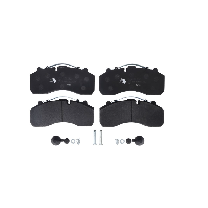 Set placute frana WVA 29167 Daf/BPW 0980106200,0509290090 - 1