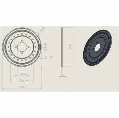 Rotor roata grebla rotativa