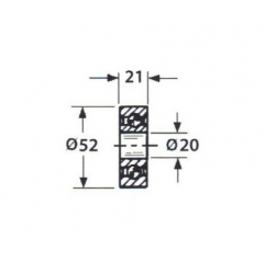 Rola presa baloti Claas 20x52x20