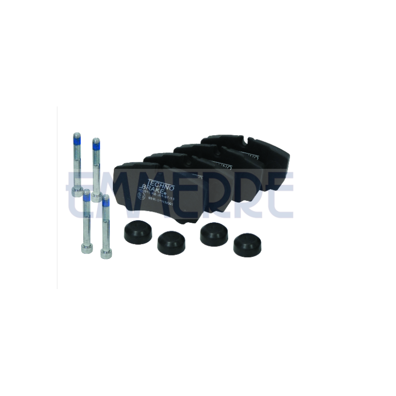 Set placute frana punte spate Iveco Daily 42555406,42561101 - 1
