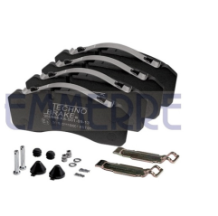 Set placute frana WVA 29197/ 29095