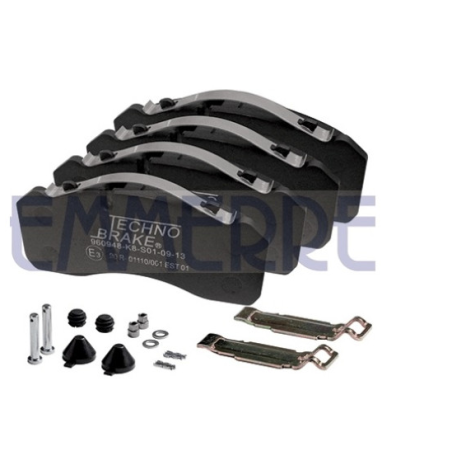 Set placute frana WVA 29197/ 29095