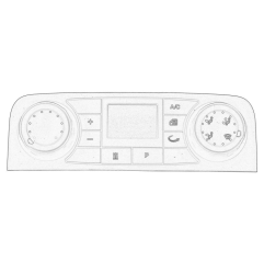 Comanda clima Man TGA/TGS/TGX 81619906135,81619906095