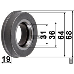 Rulment presiune ambreiaj Fiat 816341, 5119290