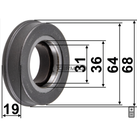 Rulment presiune ambreiaj Fiat 816341, 5119290