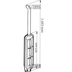 Toba esapament din titan Fiat FI 60mm