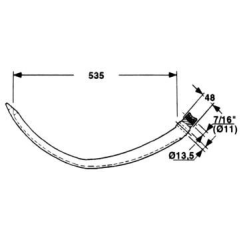 Ac presa balotat New Holland 265/295/65 51-0016