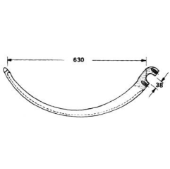 Ac presa balotat MC Cormick B46/B47 754718R1 (metal cu rola)