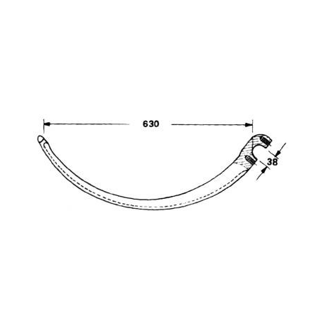Ac presa balotat MC Cormick B46/B47 754718R1 (metal cu rola)
