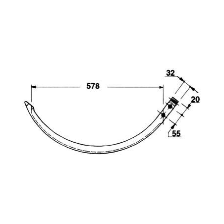 Ac presa balotat Deutz Fahr 06573024,B123045 (metal cu rola)