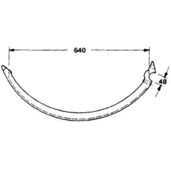 Ac presa balotat Case IH/ Massey Ferguson 3101112M1 ( fier cu rola) - 2