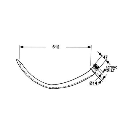 Ac presa balotat Case IH 425/435 3102831R1 (fier fara rola)