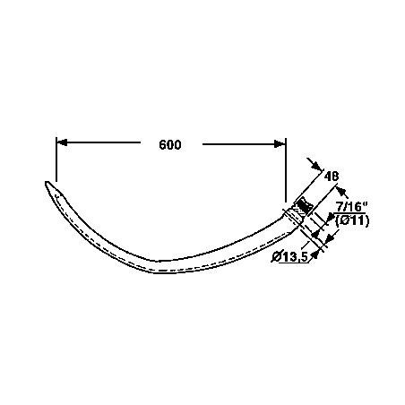 Ac presa balotat New Holland 38762 (fier cu rola)