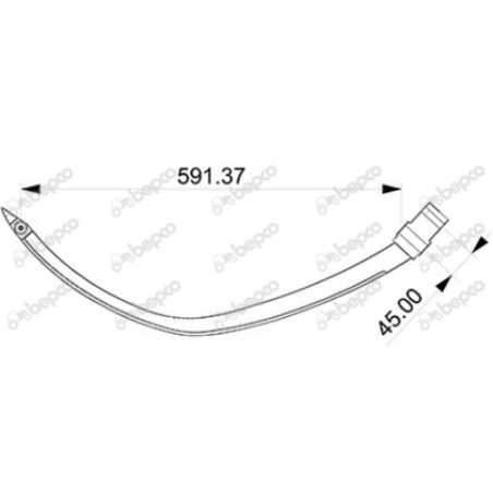 Ac presa balotat New Holland B123096 (fier cu rola)