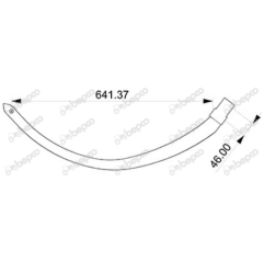 Ac presa balotat Gallignani B123086 (fier cu rola)