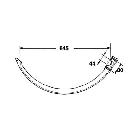 Ac presa balotat Deutz Fahr HD360/HD400/HD440 1.2023.070.002,51-0006 (fier cu rola)