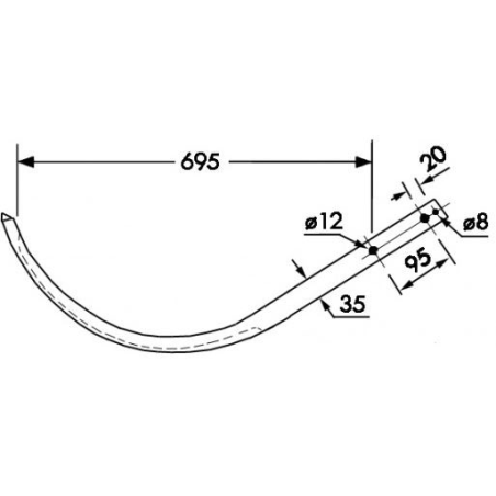 Ac presa balotat Claas Markant 51-0035 (aluminiu cu rola)