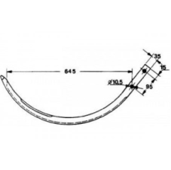 Ac presa balotat Claas Corto 300/Dominant 810840,51-0034 (aluminiu cu rola)