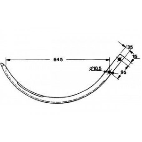 Ac presa balotat Claas Corto 300/Dominant 810840,51-0034 (aluminiu cu rola)