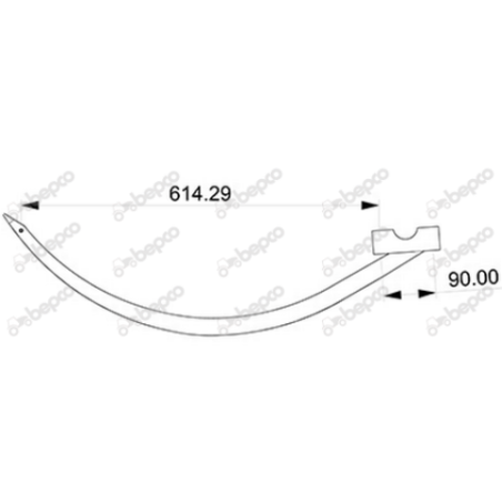 Ac presa balotat John Deere B123148 (fier cu rola)