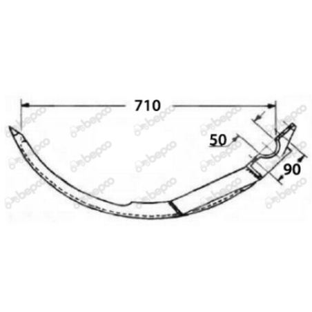 Ac presa balotat Renault 54-40 70852,90744 (fier cu rola)