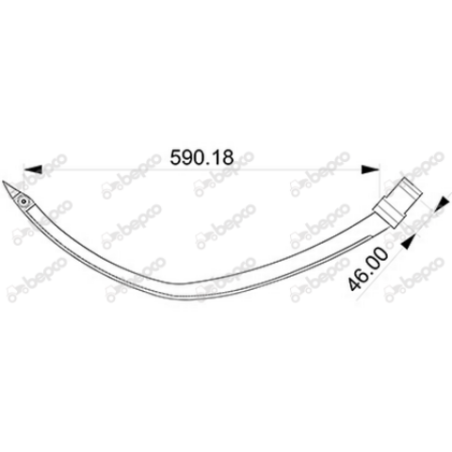 Ac presa balotat New Holland 38762 (fier cu rola)