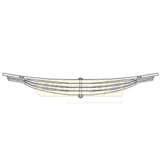 Arc suspensie punte spate 4 Foi Mercedes Arocs Euro 6 34019000,A9603205405
