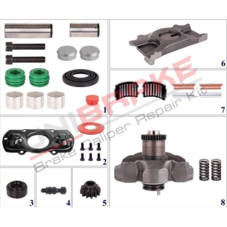 Kit reparatie etrier fata stanga Wabco MAXX22L Mercedes Arocs
