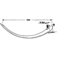 Ac metal presa balotat John Deere JG51-0009 - 3