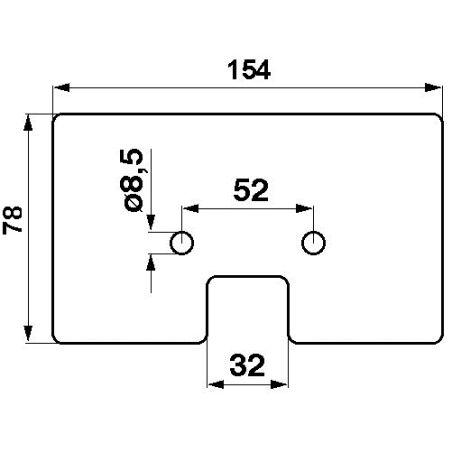 Paleta cauciuc elevator combina Claas Dominator/Mega 04-0114,0006726302