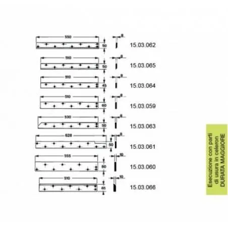 SET PATINE PRESA BALOTAT 58.232-S Agricola Ricambi - 1