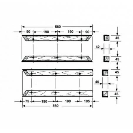 PATINA PISTON PRESA AMA 58.206,58206,307-045, Agricola Ricambi - 1