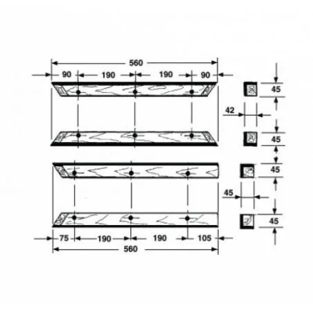 PATINA PISTON PRESA AMA 58.206,58206,307-045, Agricola Ricambi - 1