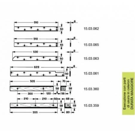 SET PATINE GALLIGANI 58.238-S Agricola Ricambi - 1