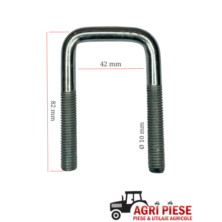 Brida fixare Maschio Gaspardo Ø 10x42x82 mm