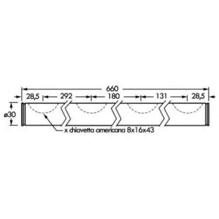 ARBORE BALOTIERA GALIGANI 64.361-B, 12.06.008 Agricola Ricambi - 1