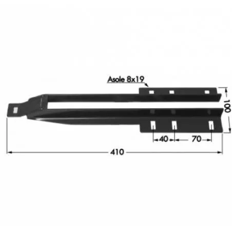SUPORT PRESA BALOTAT GALLIGANI 64.351 Agricola Ricambi - 1