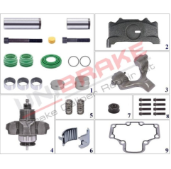 Kit reparatie etrier Wabco PAN19-22 parte montare stanga punte Saf
