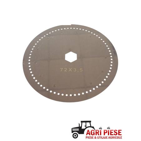 Disc semanatoare Gaspardo soia, fasole 72 gauri/3.5mm 77.620,G22230198