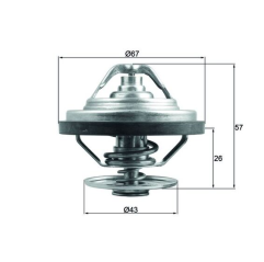 Termostat apa 79 grade Man TGA/TGS/TGX 51064026008,51064020110