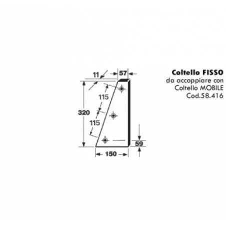 CUTIT PRESA BALOTAT AMA 58.417 Agricola Ricambi - 1