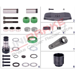 Kit reparatie etrier complet parte montare stanga Wabco 1300V-G Type